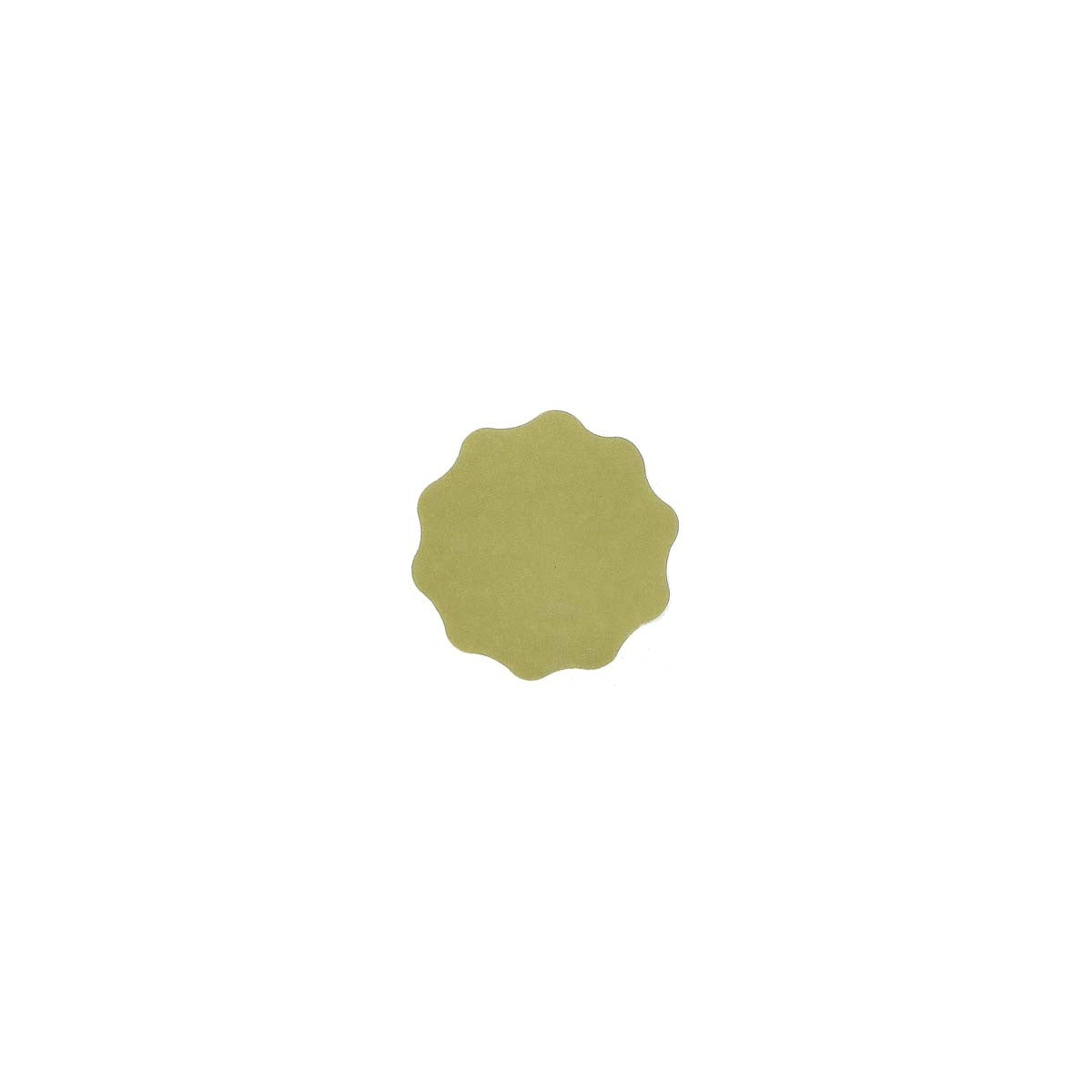 Single Mirka Iridium SR rosette grip finishing abrasive disc in yellow