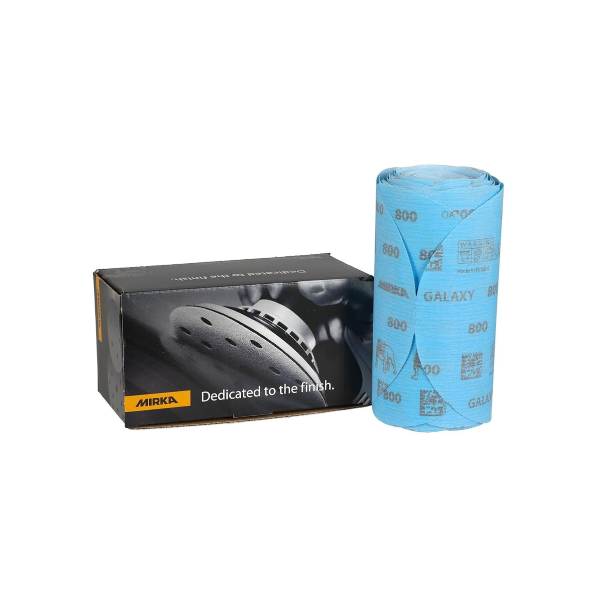 Mirka Galaxy 6-in. 800 grit PSA sanding disc linkroll with box