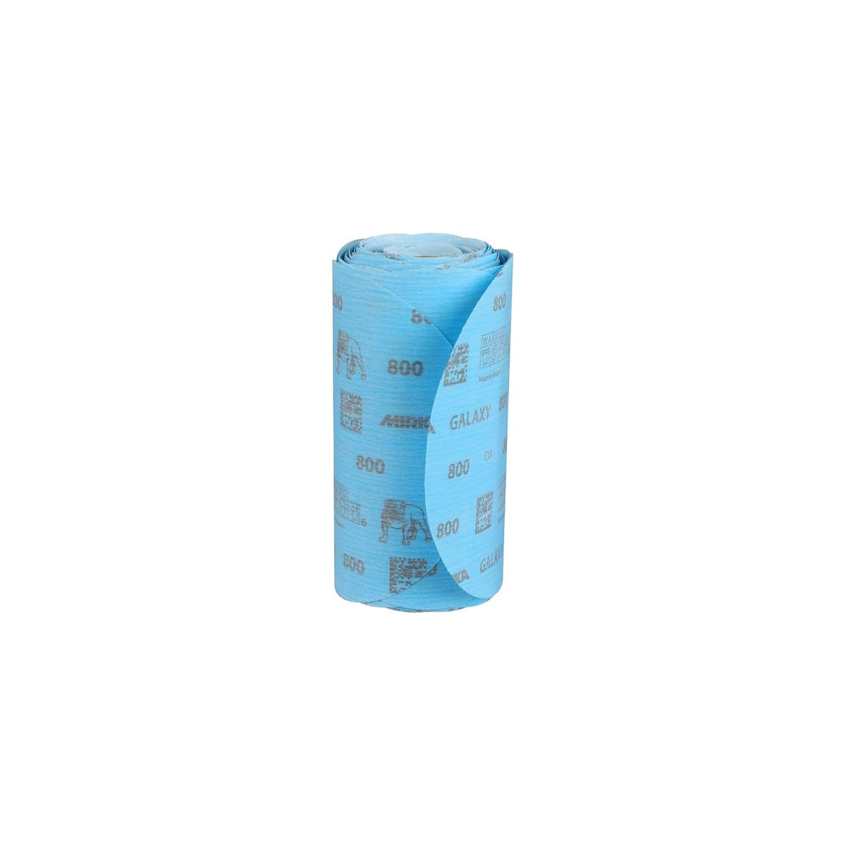 Mirka Galaxy 800 grit sanding disc linkroll standing upright