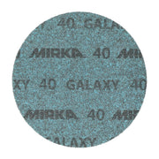 Mirka Galaxy 6-in. 40 grit sanding disc front view
