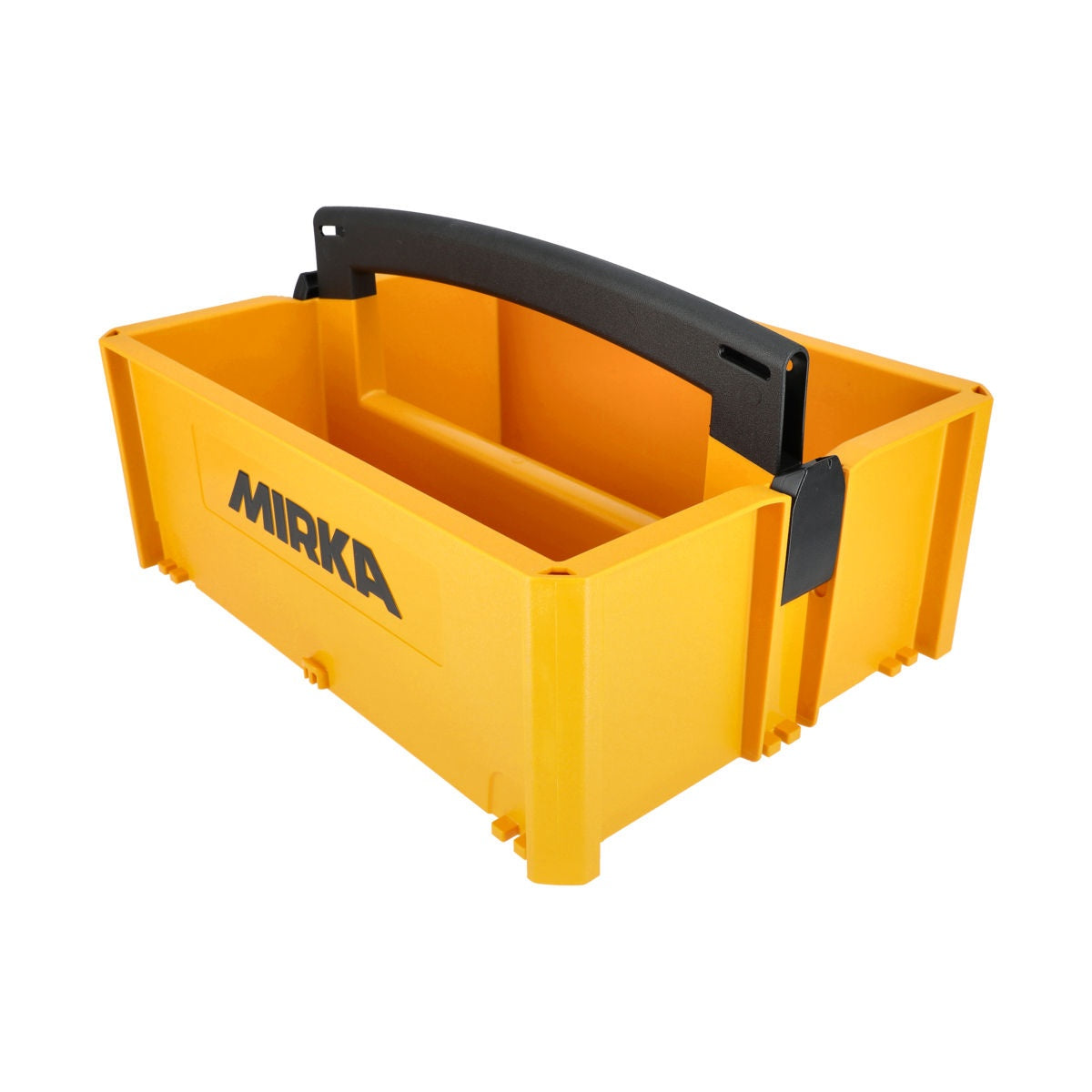 Mirka open-top tool carrier toolbox with black carry handle