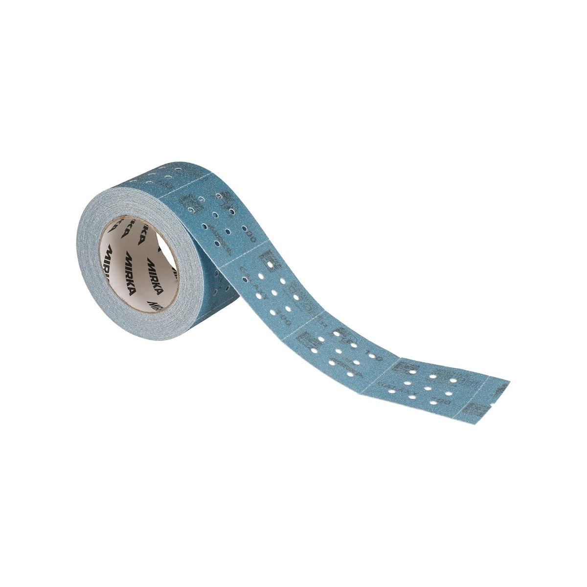Mirka Galaxy hook and loop perforated sanding roll with pre-cut sections