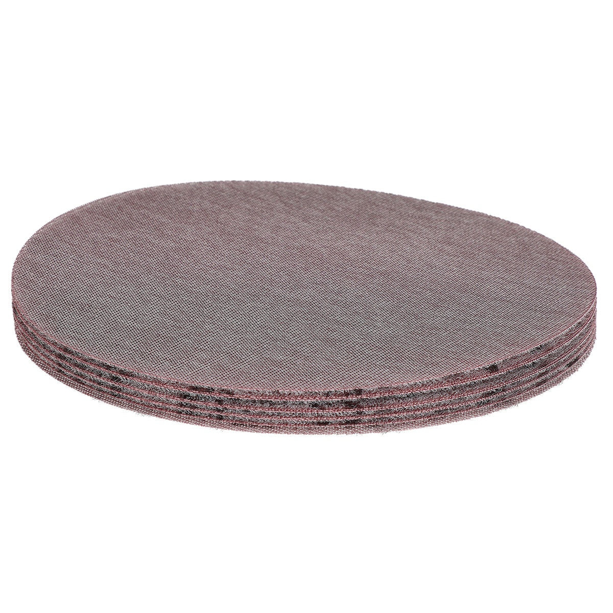 Stack of Mirka Abranet 9-in. grip net sanding discs