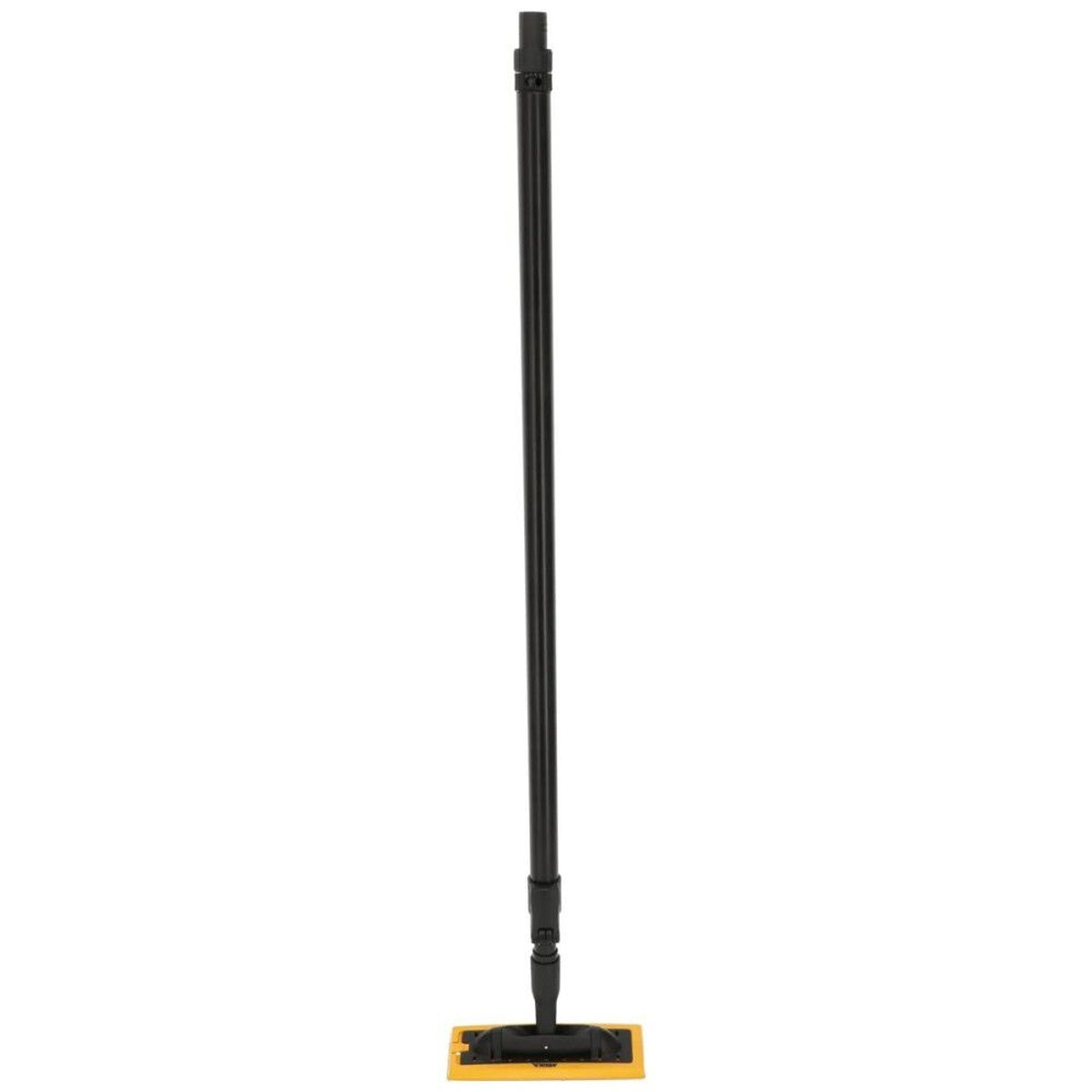 Front view of Mirka DecoSander manual pole sander with rectangular sanding head