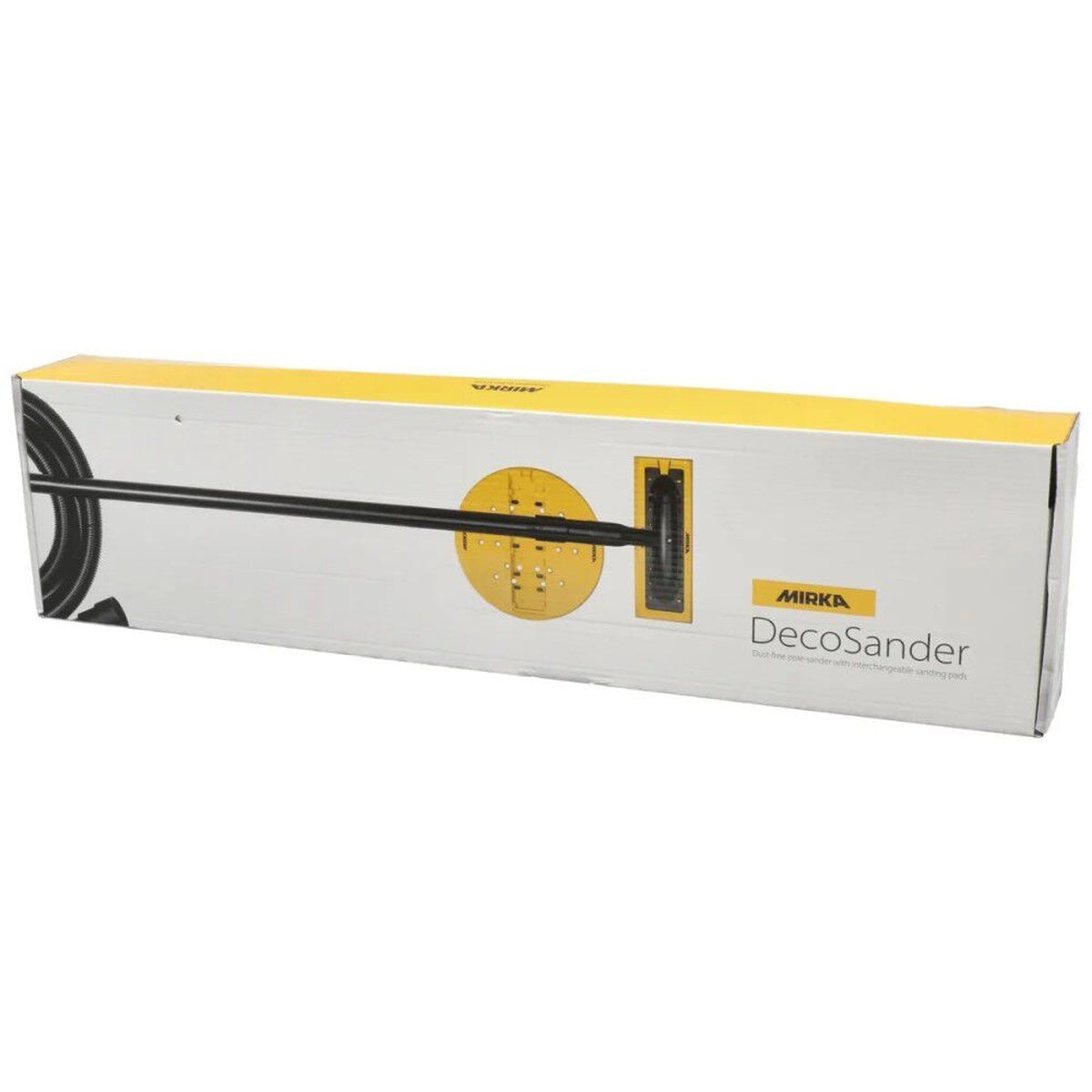 Mirka DecoSander retail box packaging