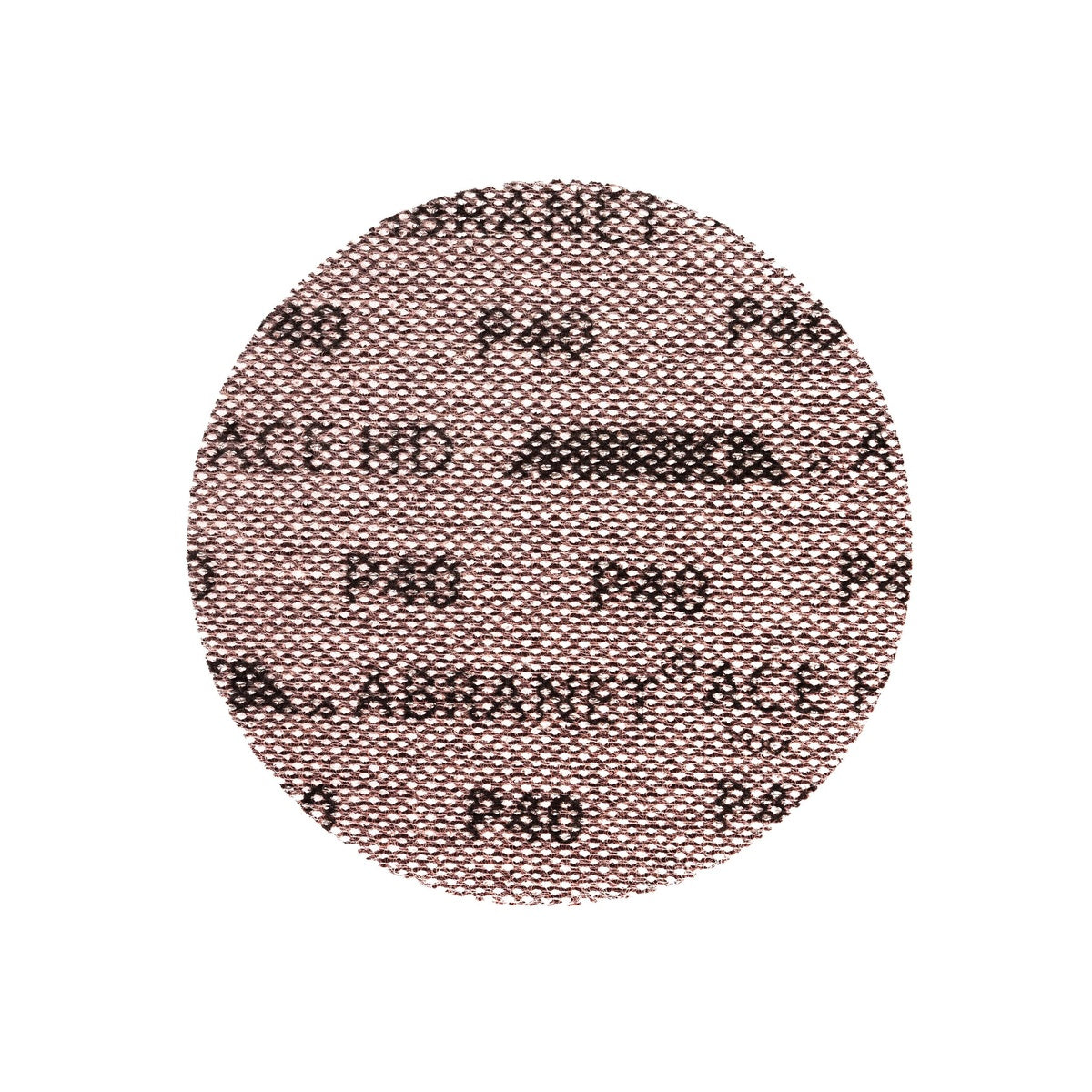 Mirka Abranet Ace HD 6-in. P40 grip net sanding disc printed side