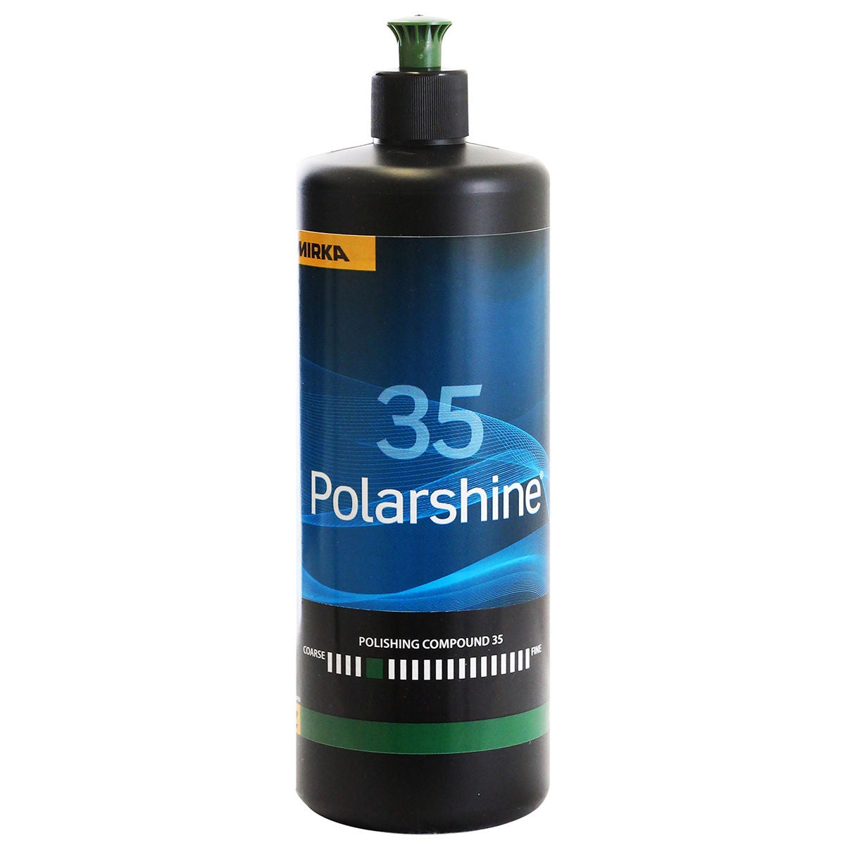 Mirka Polarshine 35 polishing compound large bottle front view