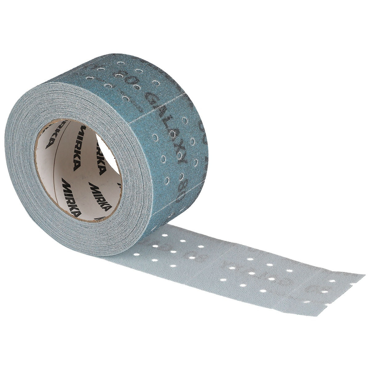 Mirka Galaxy 40 grit Grip Multifit sanding roll, 2.75-in. x 33.5-ft., perforated abrasive roll
