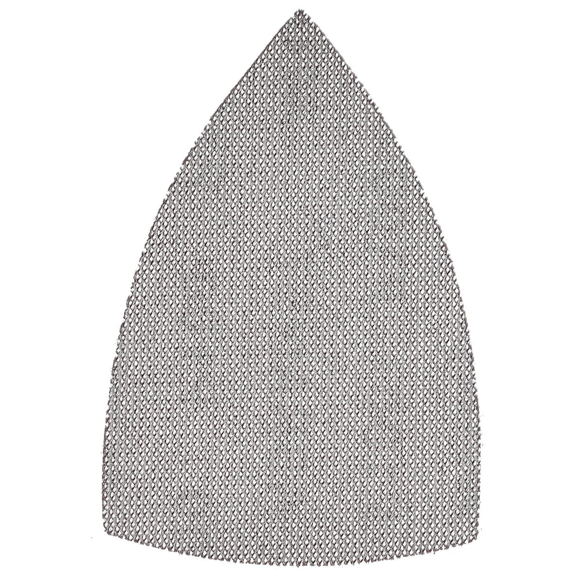 Single Mirka Abranet Delta triangular mesh sanding sheet close-up