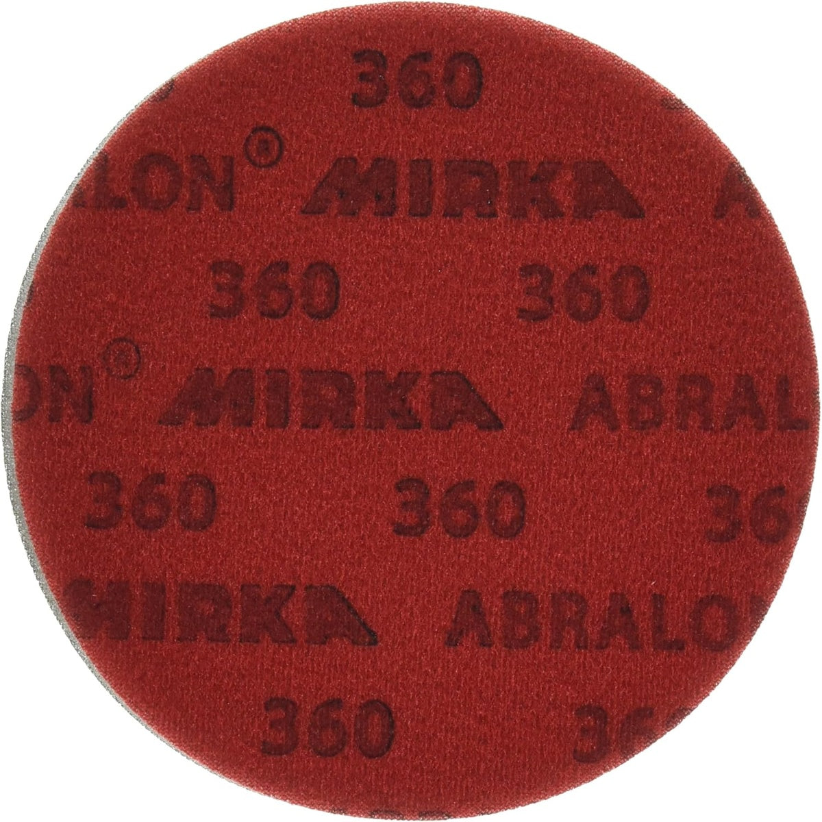 Mirka Abralon 6-in. 360 grit foam sanding disc, abrasive side view