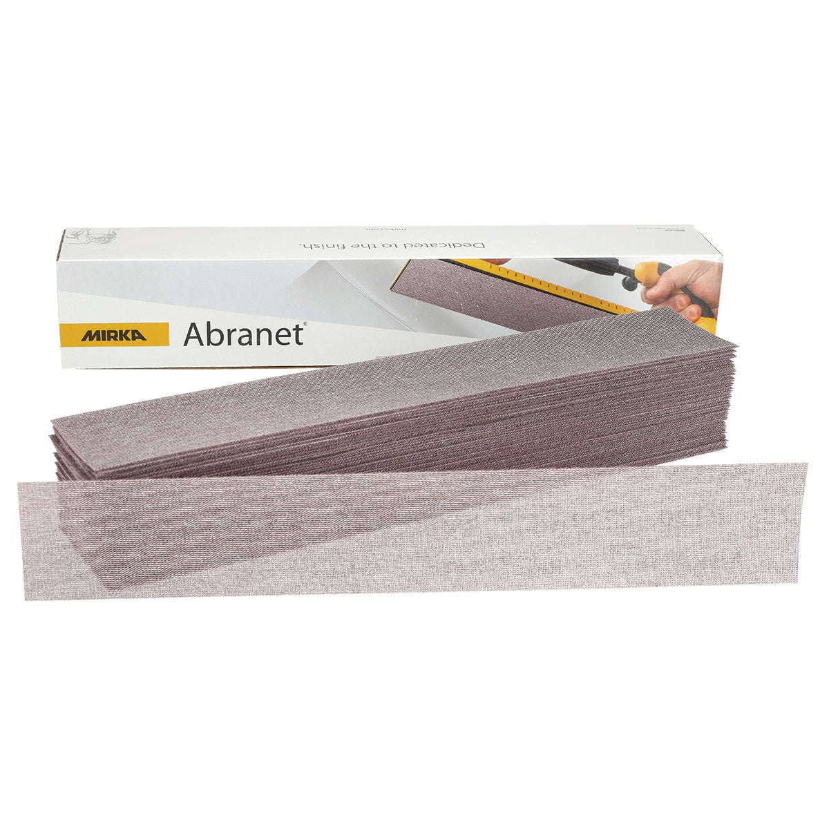 Mirka Abranet P80 mesh sanding sheets with box, 50-pack