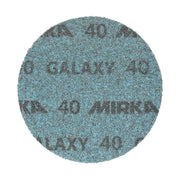 Mirka Galaxy 5-in. 40 grit grip sanding disc front view