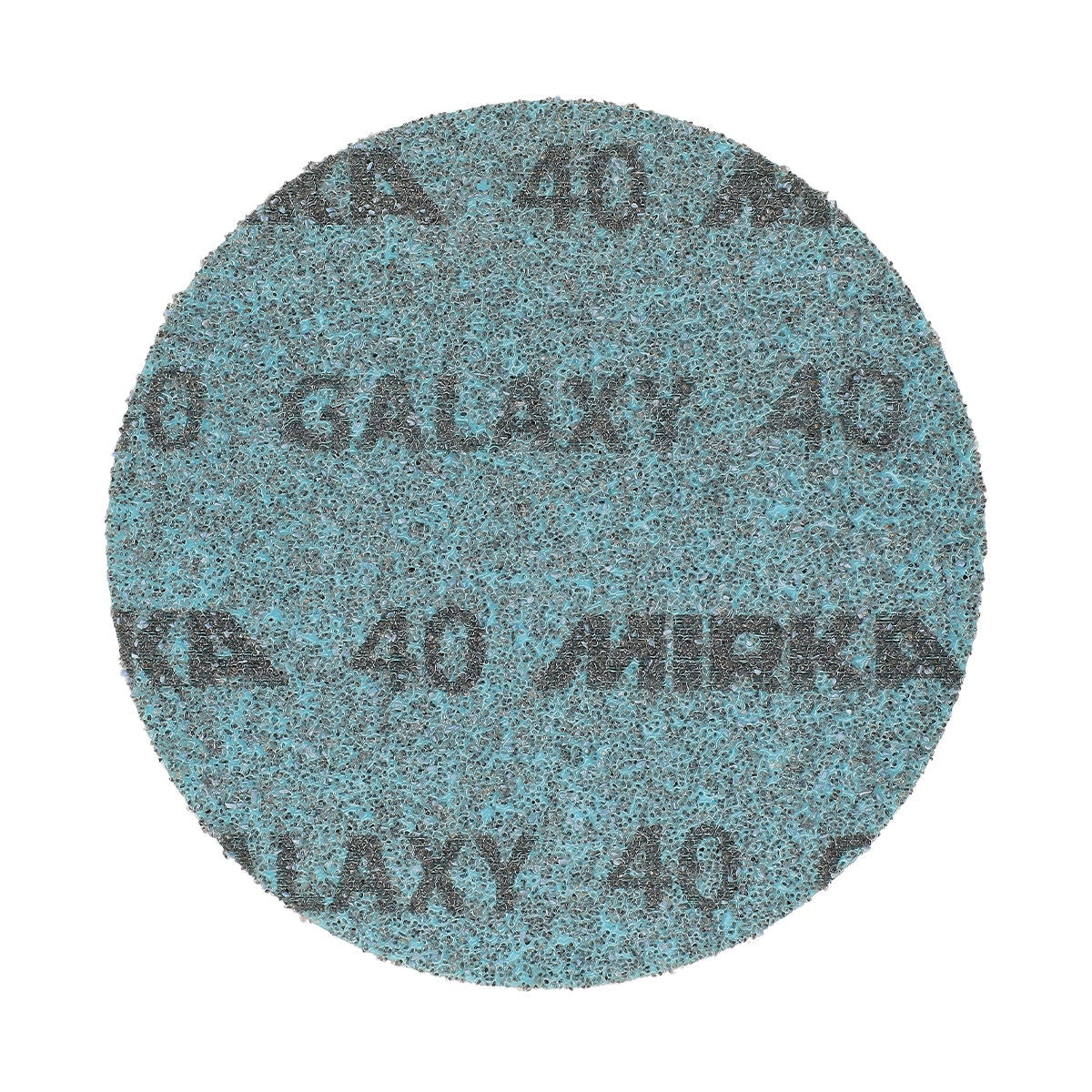 Mirka Galaxy 5-in. 40 grit grip sanding disc front view