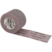 Mirka Abranet P120 mesh sanding roll, 2-3/4-in. x 30-ft., partially unrolled