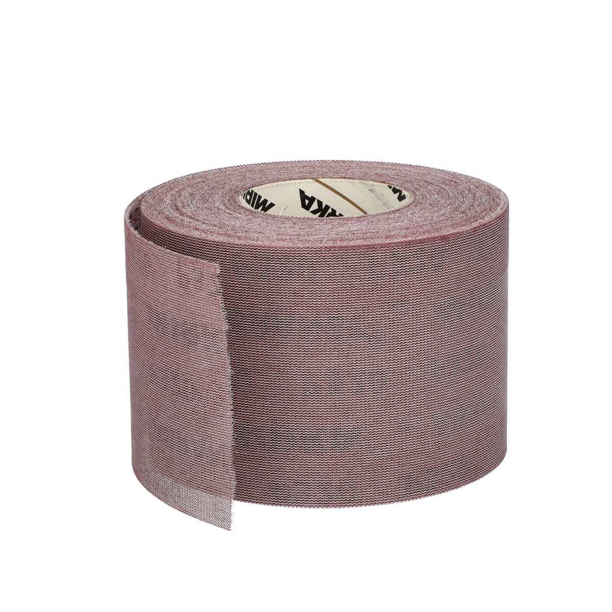 Side view of Mirka Abranet mesh grip sanding roll