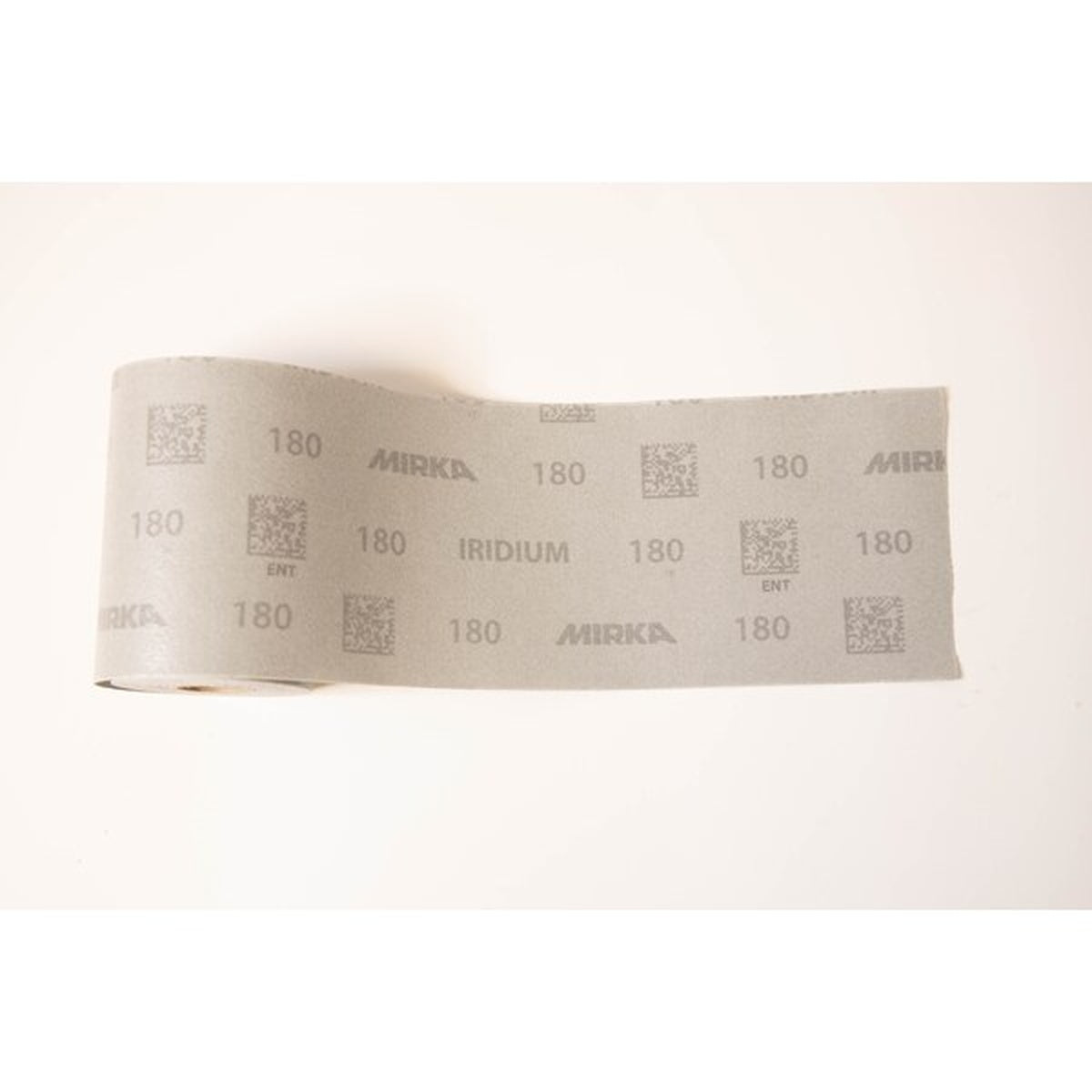 Mirka Iridium PSA sanding roll, 4.5-in. x 30-ft., adhesive-backed abrasive roll