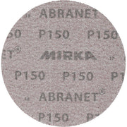Mirka Abranet 5-in. P150 mesh sanding disc front view