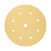 Mirka Gold 8-inch P180 grip sanding disc with 9 holes