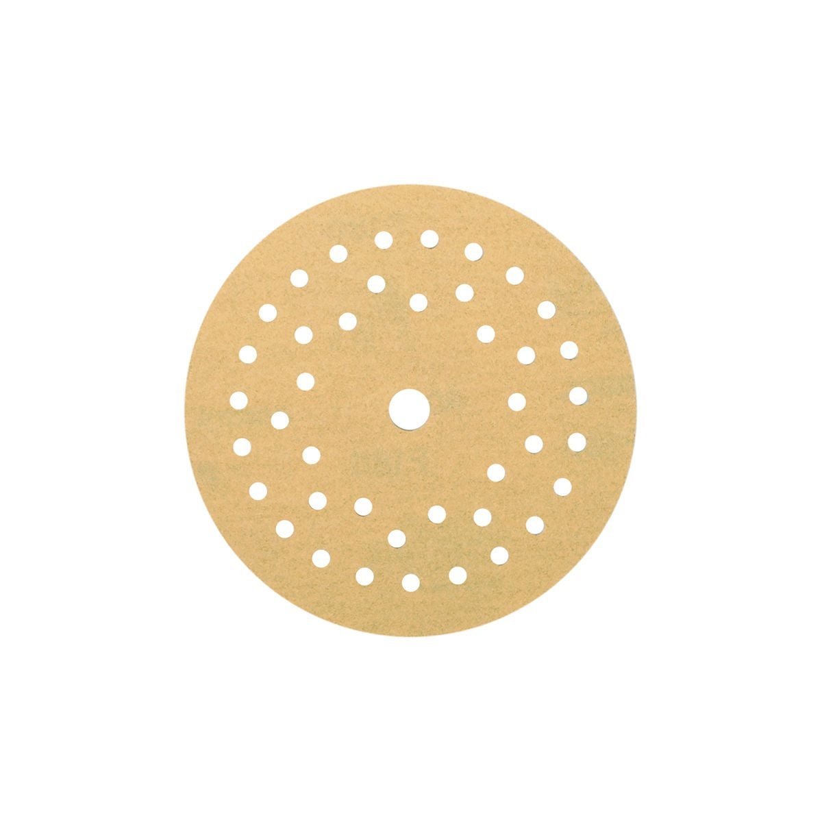 Mirka Gold Multifit 5-in. P40 sanding disc with universal hole pattern