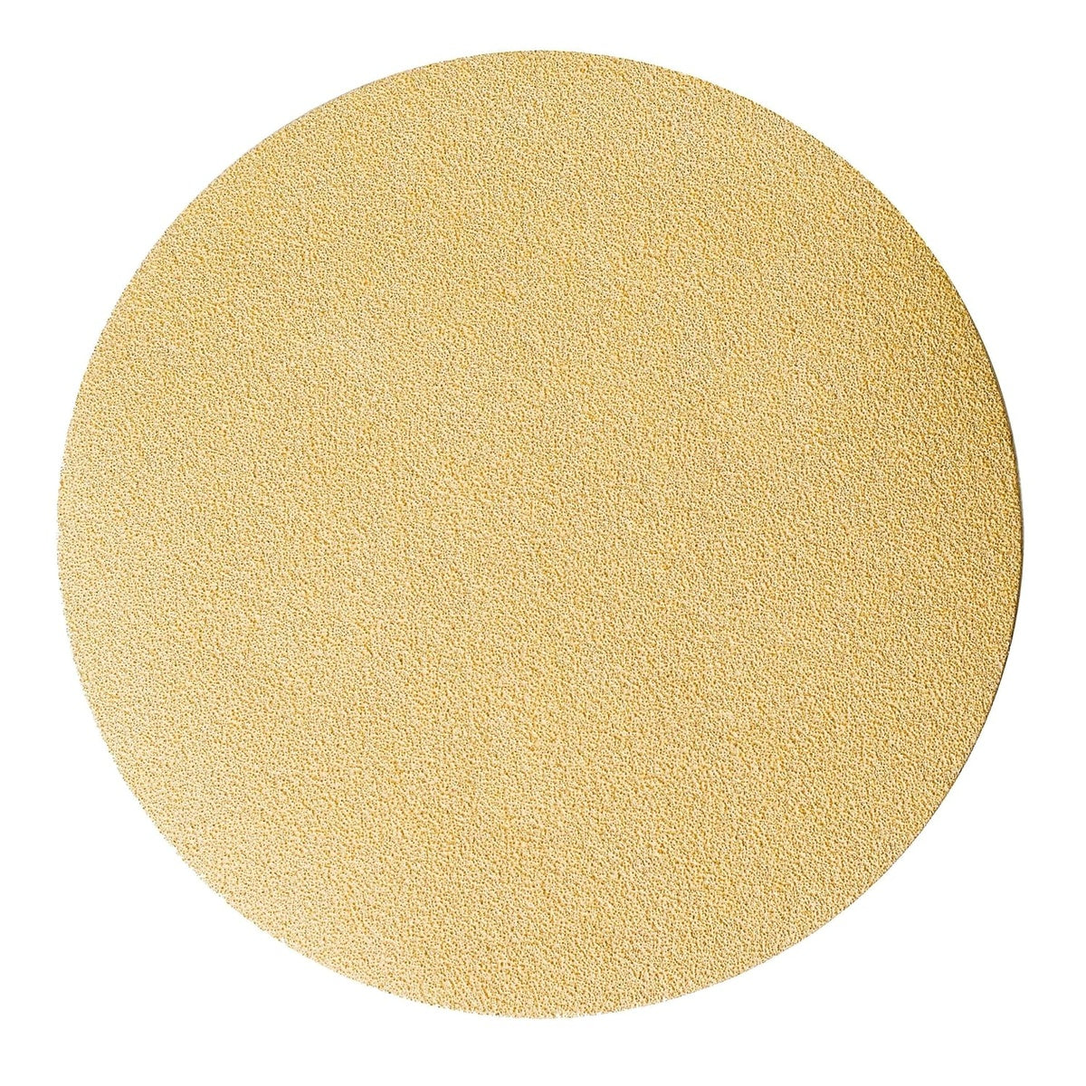 Close-up of Mirka Gold 8-in. 36-grit PSA sanding disc surface