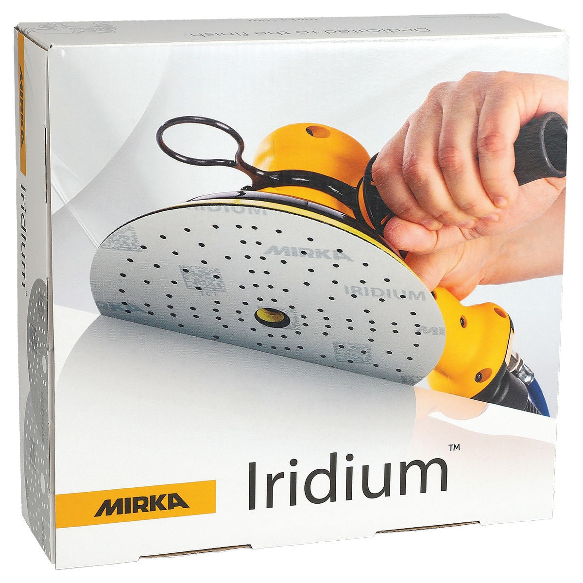 Mirka Iridium abrasive disc product box