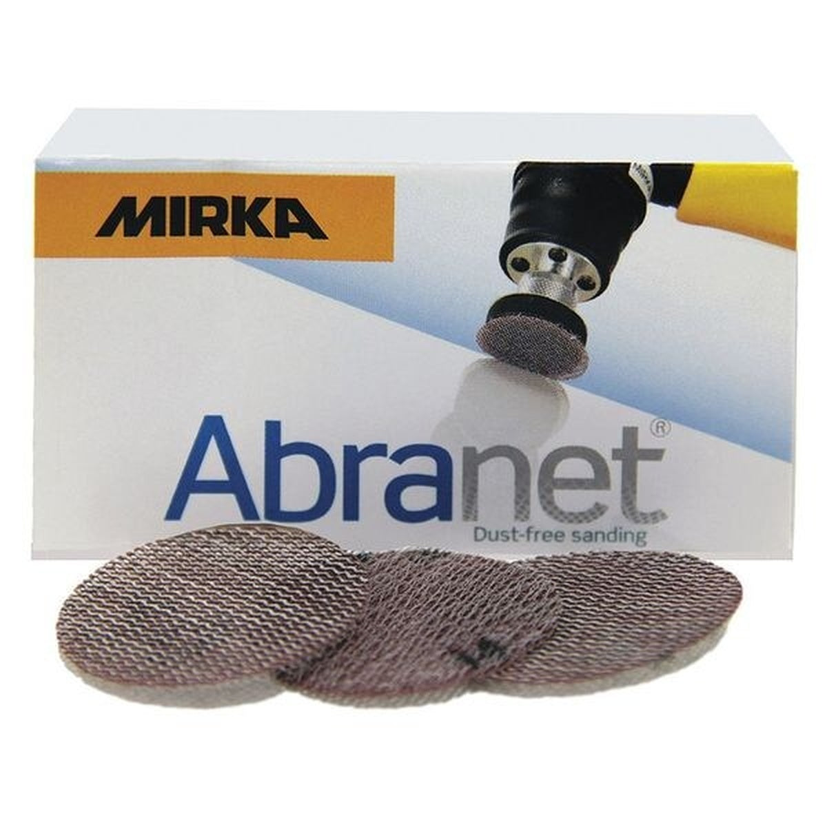 Mirka Abranet 1.3-in. P240 mesh grip sanding discs pack of 50