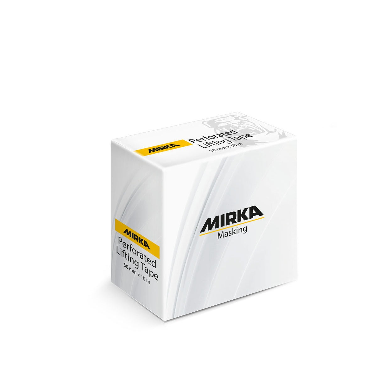 Mirka perforated lifting tape retail box, 50 mm x 10 m