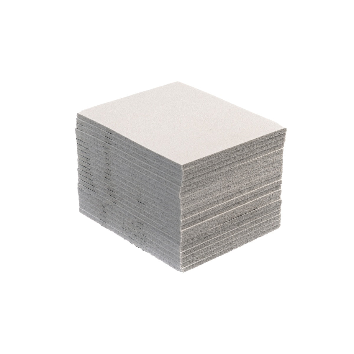 Stack of Mirka soft sanding pads, 115 x 140 mm, P220 grit