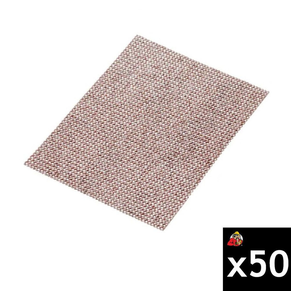 Mirka Abranet Ace 3-in. x 4-in. P320 abrasive sheet, 50-pack