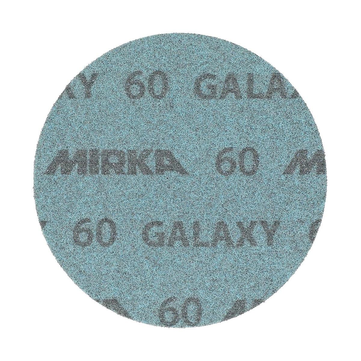Single Mirka Galaxy 5-in. 60 grit no-hole ceramic sanding disc front view