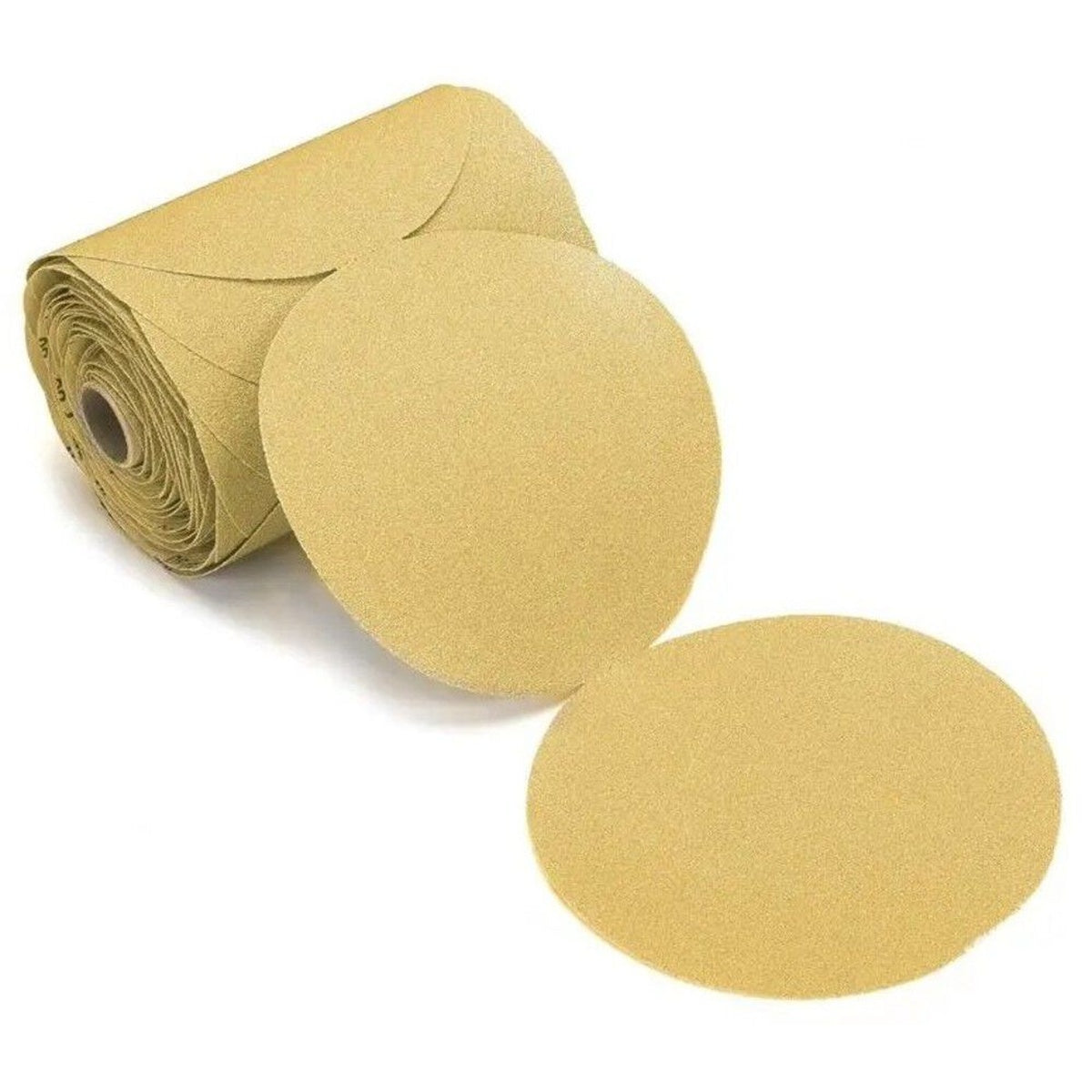 Mirka Gold 5-inch P220 aluminum oxide PSA sanding discs, 100-pack