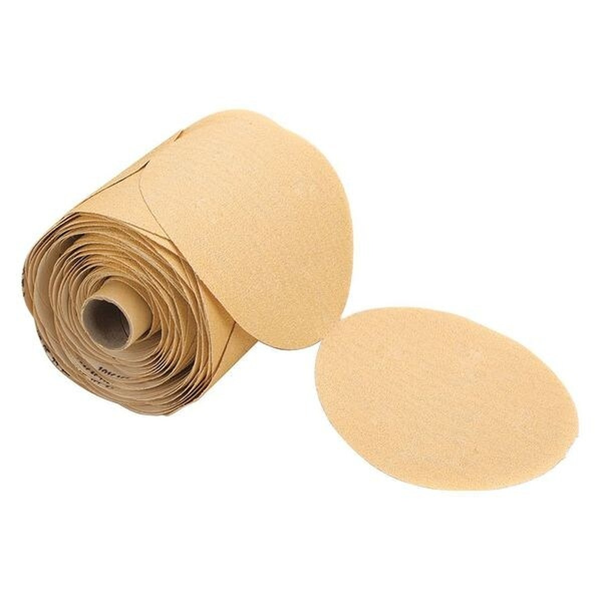 Mirka Bulldog Gold 5-in. P500 PSA sanding disc roll, 100-pack