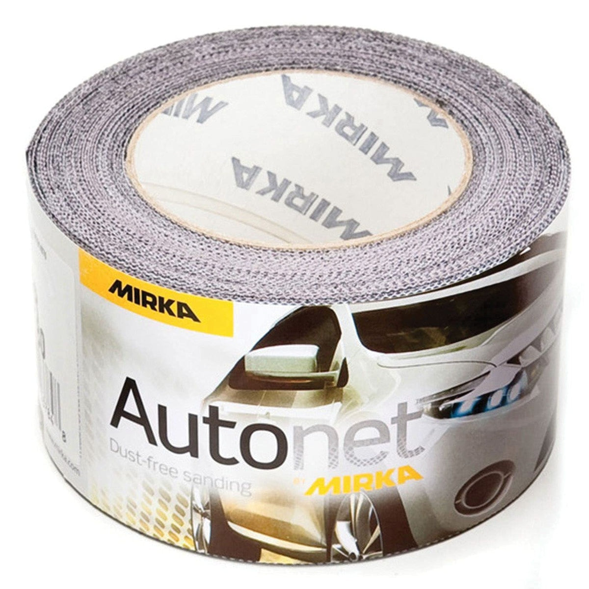 Mirka Autonet 600 grit mesh sanding roll, 2-3/4-in. x 33-ft., for dust-free sanding