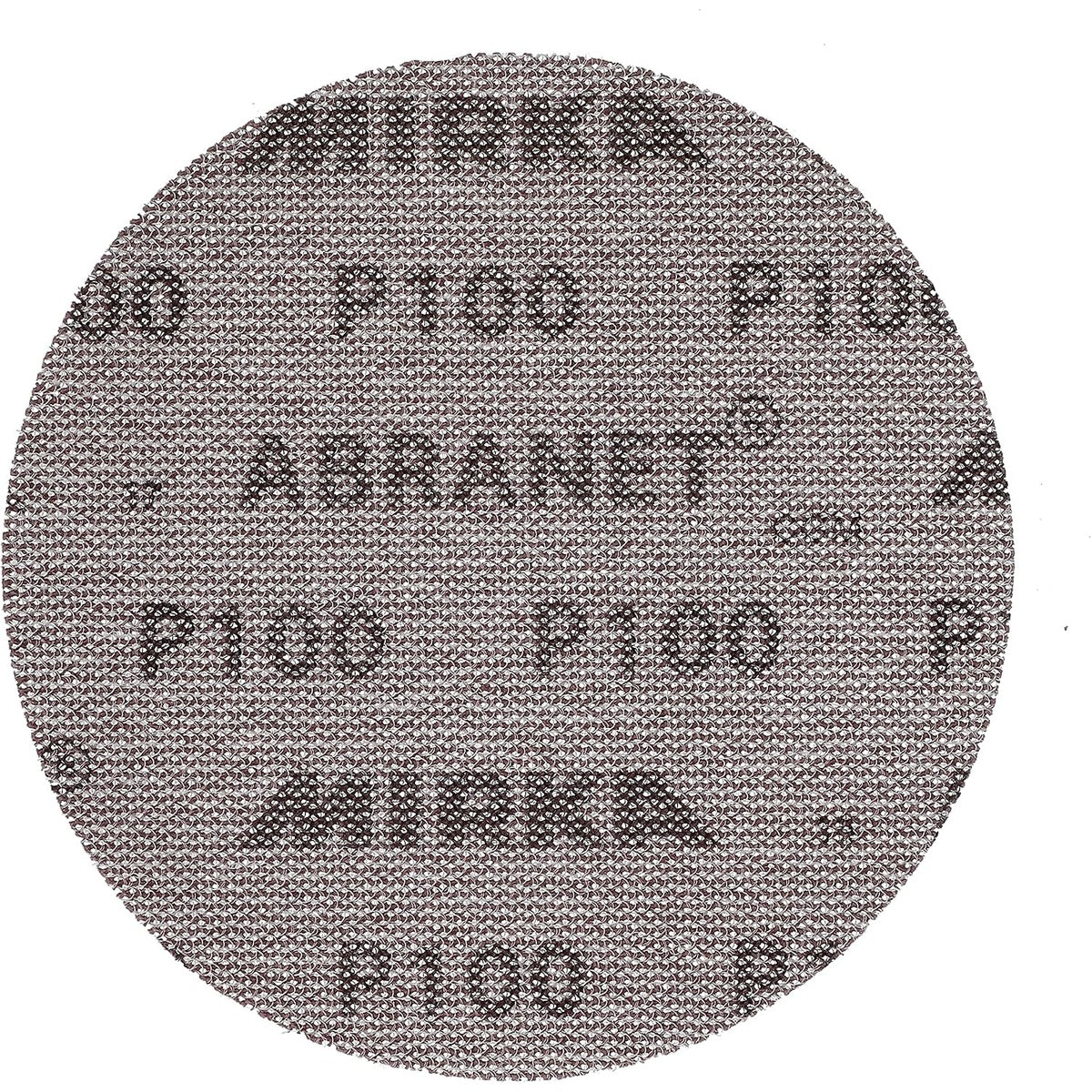 Single Mirka Abranet 6-inch P100 mesh sanding disc front view