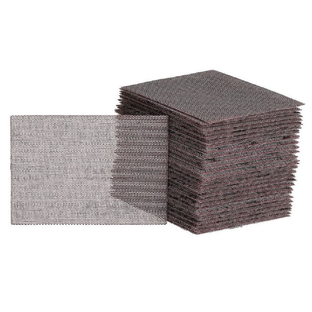 Mirka Abranet P180 mesh sanding sheets stack with single sheet display