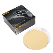 Mirka Gold 6-inch P500 hook and loop sanding discs, 50-pack, with product box