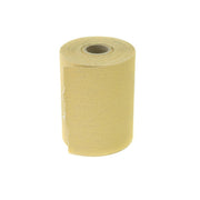 Mirka Autokut P80 PSA sanding roll, 4.5-in. x 30-ft., shown as a rolled abrasive sheet