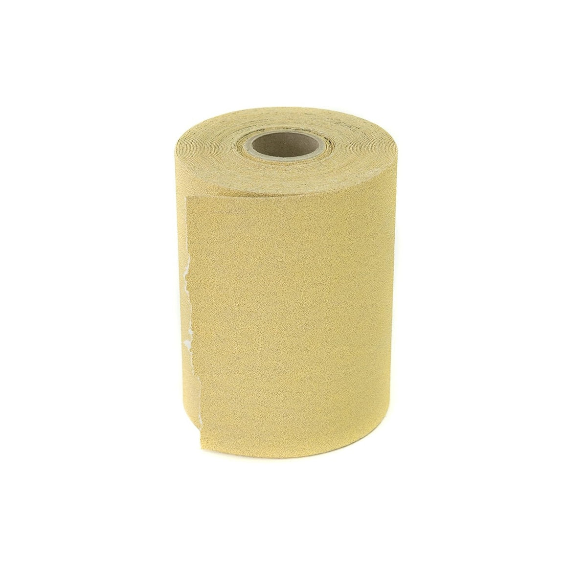 Mirka Autokut P80 PSA sanding roll, 4.5-in. x 30-ft., shown as a rolled abrasive sheet