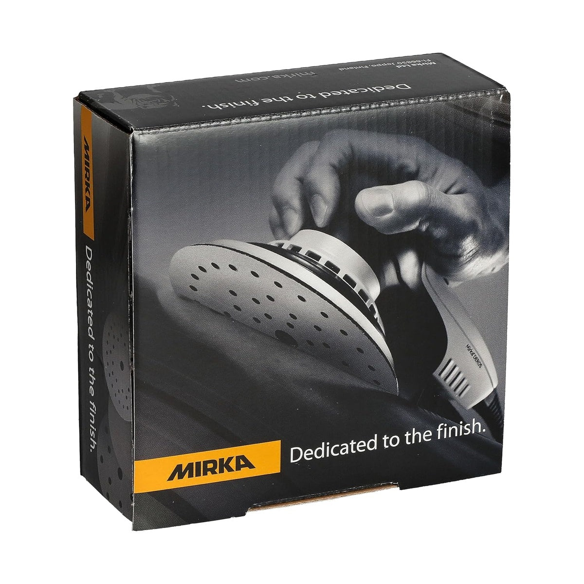 Mirka Galaxy 5-in. 1200 grit sanding discs with box and stacked discs