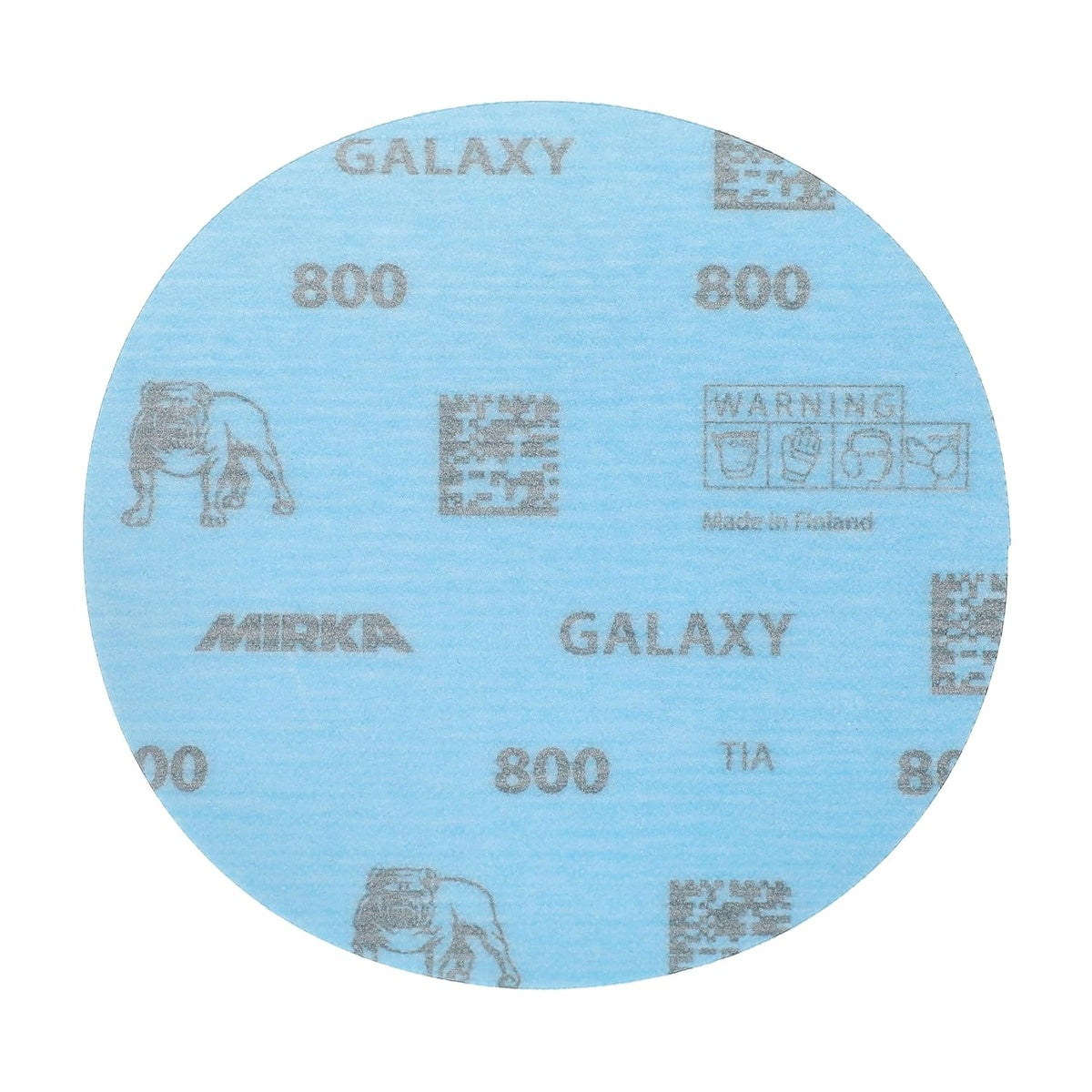 Single Mirka Galaxy 5-in. sanding disc, 800 grit