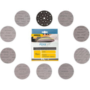 Mirka Abranet 6-inch assortment pack with 9 mesh sanding discs and 1 pad saver