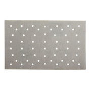 Mirka Iridium 3 x 5-in. 240 grit grip sandpaper sheet with multi-hole pattern