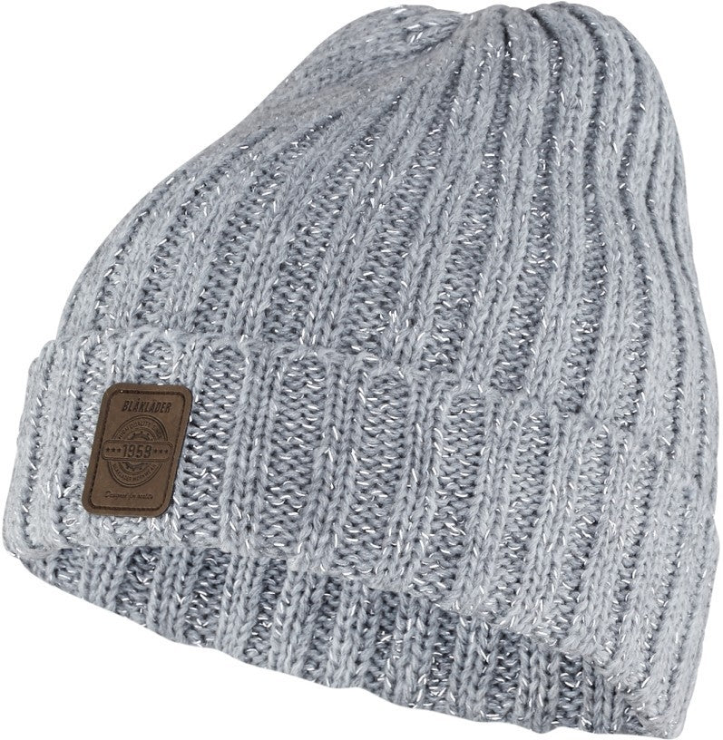 Blaklader 20282802 Reflective Beanie, Gray Melange