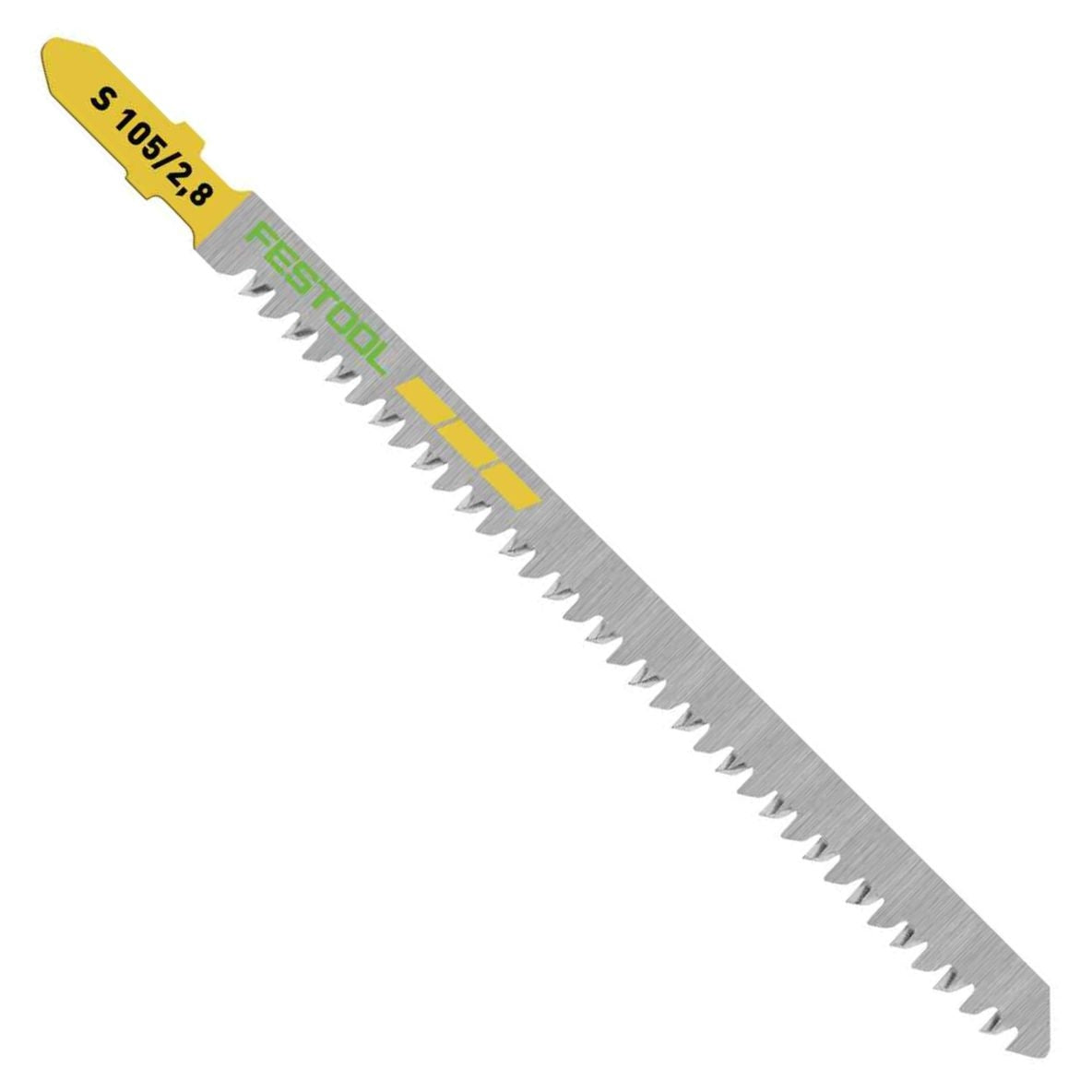 Festool 204262 Jigsaw Blades S 105/2.8 Straight Cut, 5-Pack