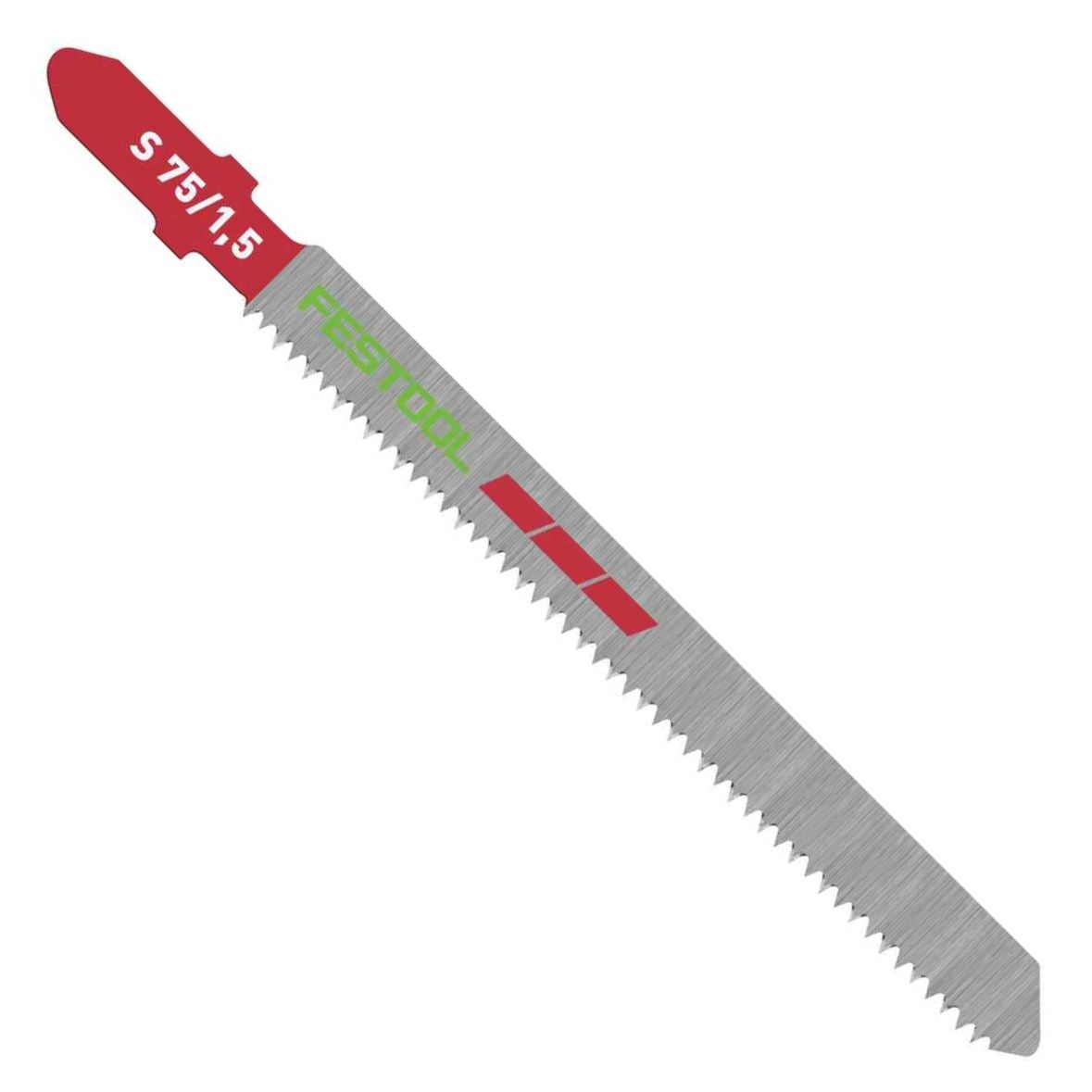 Festool 204268 Jigsaw Blades S 75/2 for Plastics, 5-Pack