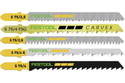 Festool 204275 Jigsaw Blade Assortment for Wood Cutting, 25-Pack