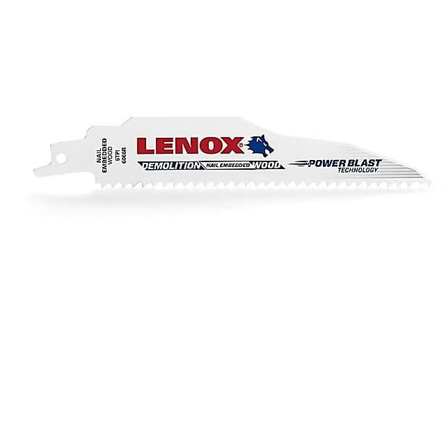 Lenox 20524B960R Demolition Bi-Metal Reciprocating Saw Blades, 9-inch, 10 TPI, 25-Pack