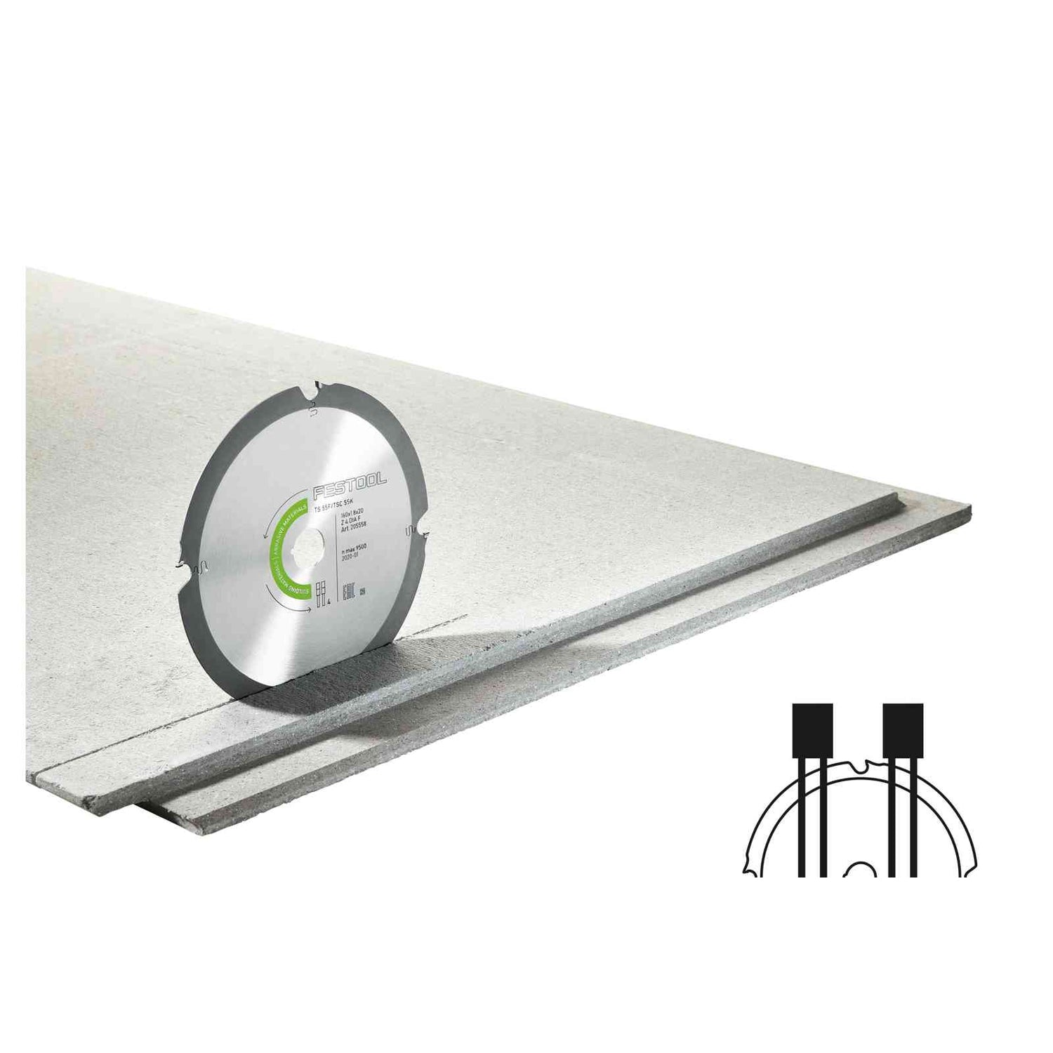 Festool 205564 DIA 160x1,8x20 F4 Abrasive Materials Diamond Saw Blade for TS 55 / TSC 55