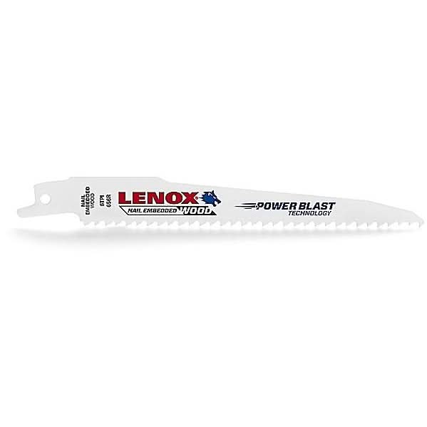 Lenox 20587S956R Wood Bi-Metal Reciprocating Saw Blades, 9-inch, 6 TPI, 1-Pack