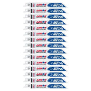 Lenox 2059115 METALWOLF 6 in. 18 TPI Carbide Tooth Metal Recip Saw Blade (15-Pack)